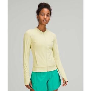 Lululemon Dew Green Nulux UV Protective Run Full Zip Lightweight Jacket - 10